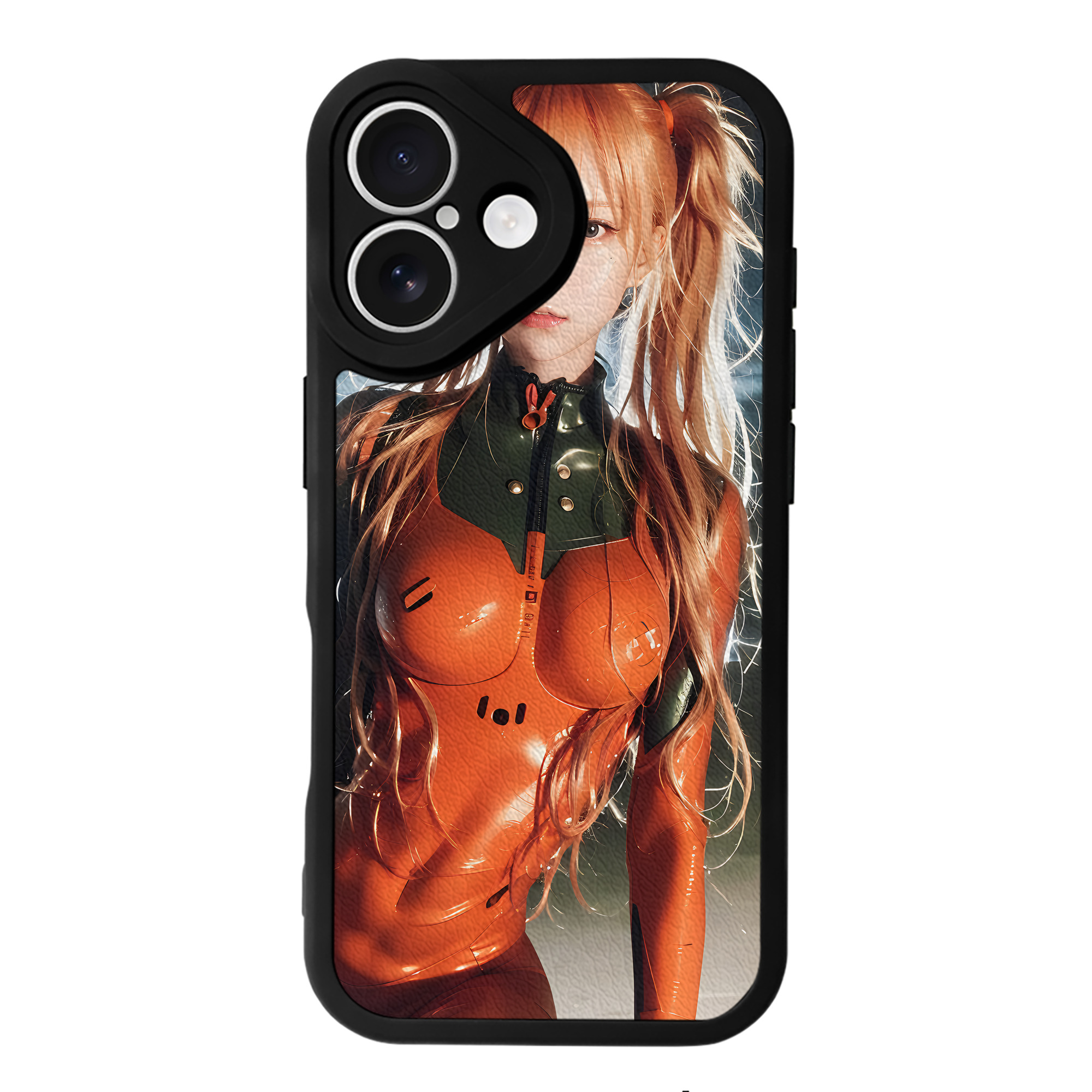 （画像用） EVA 新世紀エヴァンゲリオン 【iPhone 16シリーズ対応】シリコンスマホケース（レザー調） 材質：シリコン